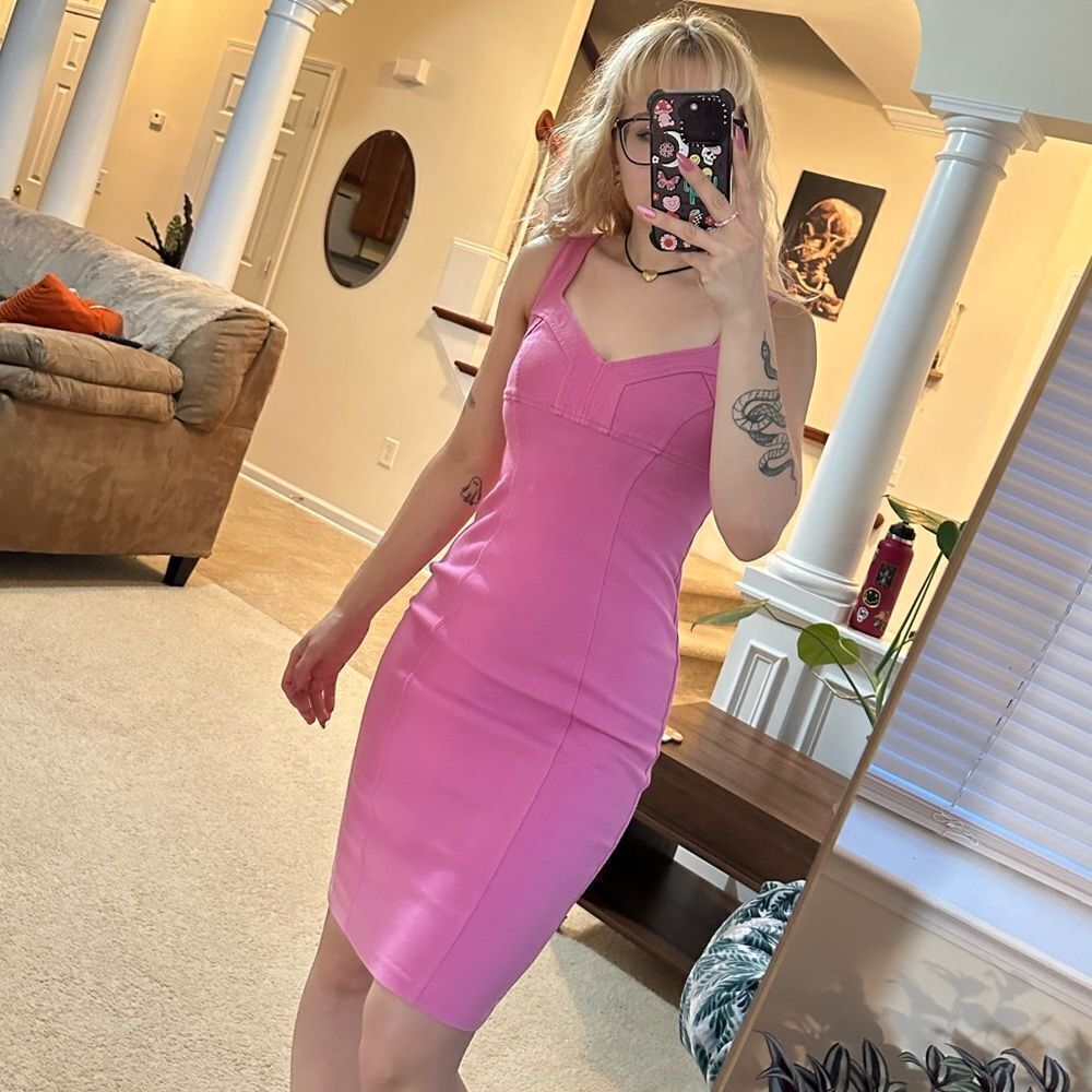 Diane von Furstenberg Pink midi dress